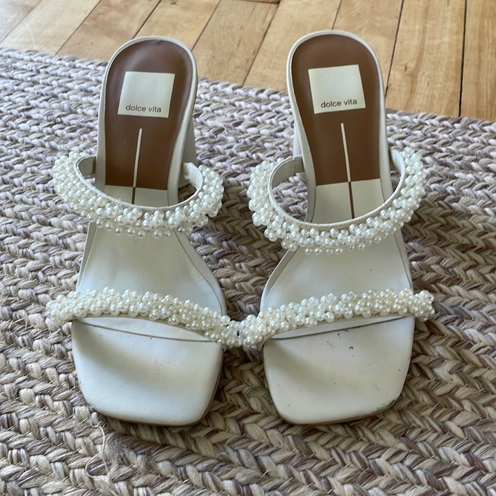 Barely used Dolce Vita Noel pearl sandal